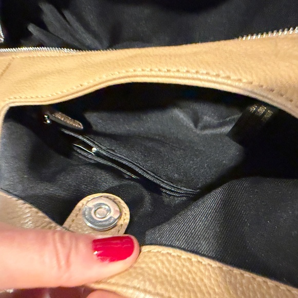 Vince Camuto Pebbled Leather Shoulder Bag - Picture 6 of 6